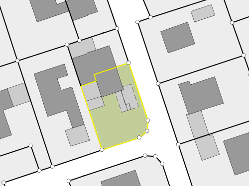 Auszug aus der Liegenschaftskarte