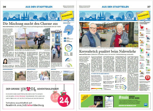 NWZ - Stadtteil-Check am 20.11.2019: Kreyenbrück