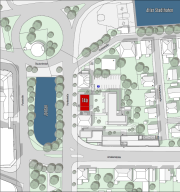 Zentrale Lage des Maklerbüros