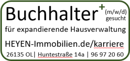 Anzeige in der NWZ am 6. März 2021