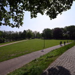 Die Umgebung der Maisonette-Wohnungen